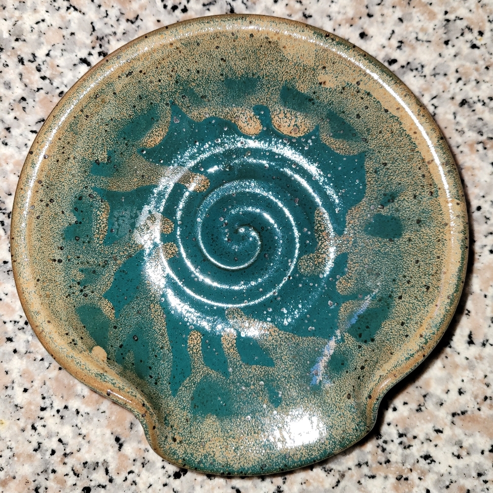 Ogle Brothers Pottery Spoon Rest - Picture 1 of 5